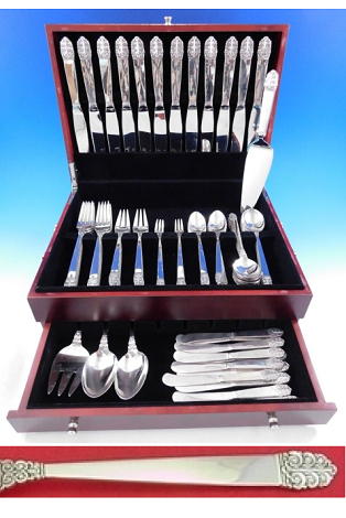 Northern Lights International Sterling Silver Flatware Set Service 88 pcs Dinner